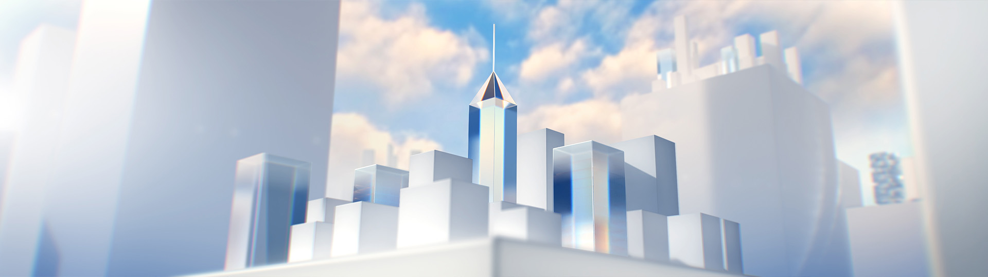 Buildings final 3D render