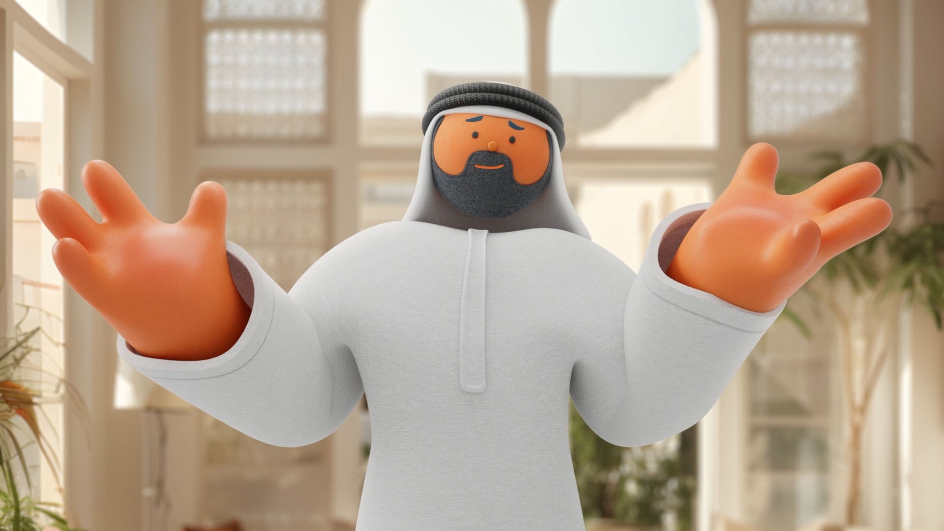 Animated video promoting wellness app based in Abu Dhabi UAE
