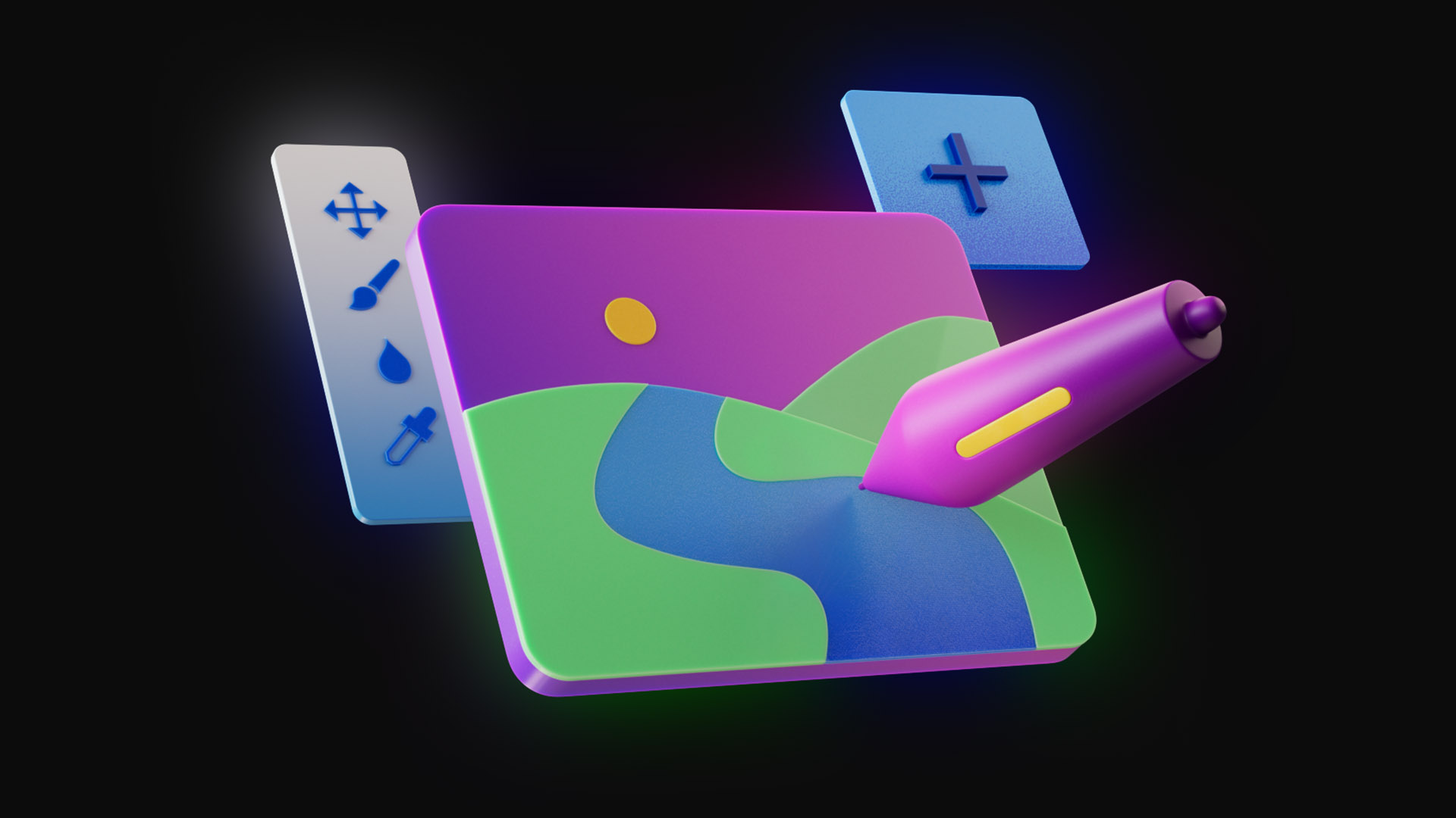 Storyboarding and illustration 3D icon